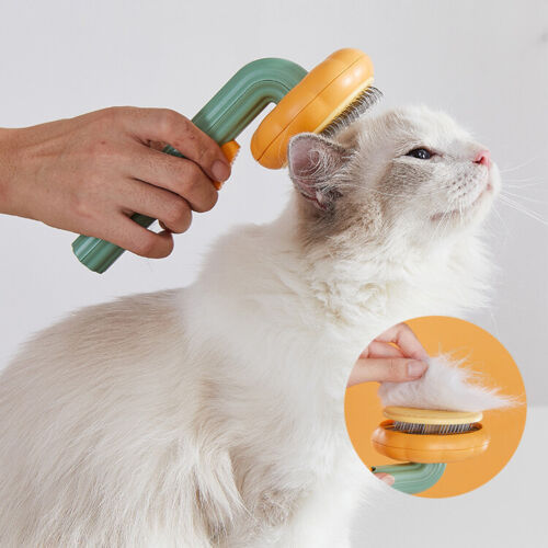 Pet Pumpkin Self-Cleaning Slicker Brush - Grooming Tool for Dogs, Cats, and Small Pets My Store