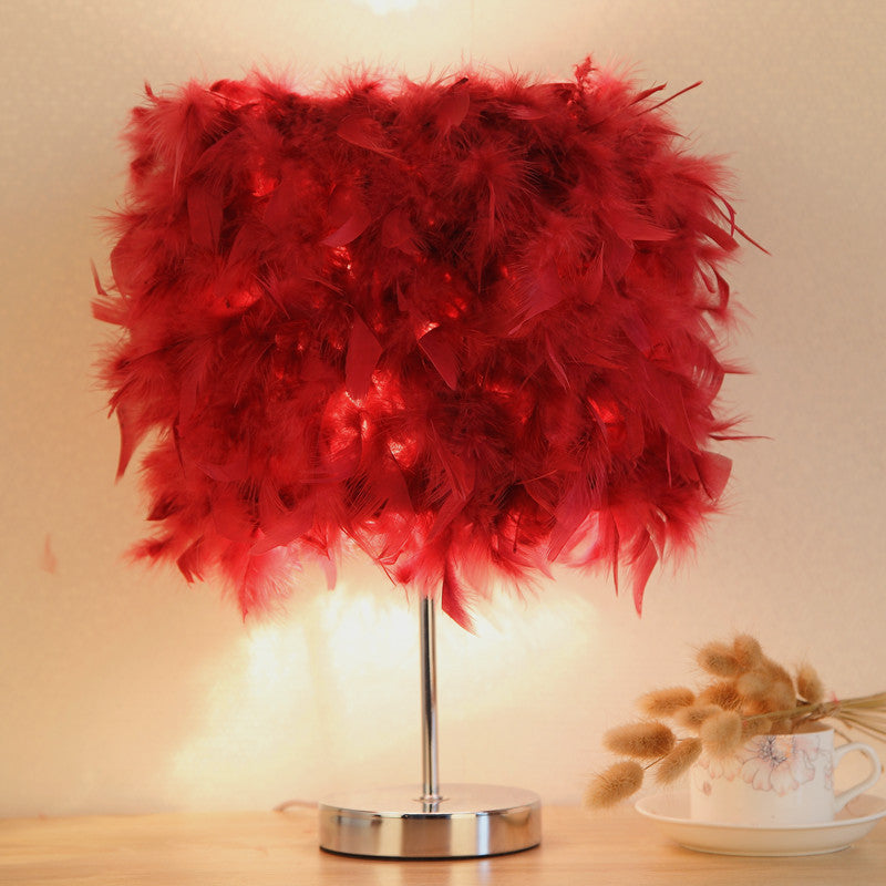 Feather bedroom cute girly night light My Store