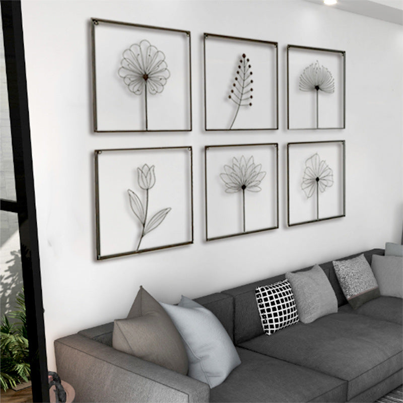 Modern Nordic Living Room Background Wall Decoration My Store