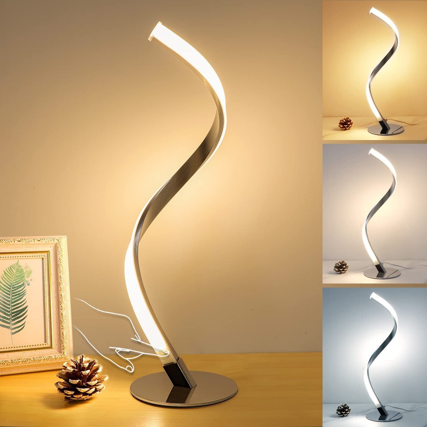 Snake Lamp Spiral Table Lamp Bedroom Bedside Small Night Lamp My Store