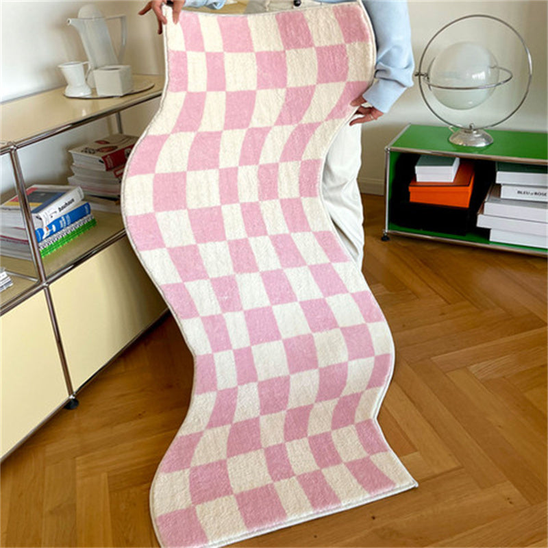 Modern And Stylish Irregular Checkerboard Rug My Store