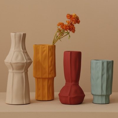 Nordic Morandi Art Vase – Elegant Decor for Living Room or Office My Store