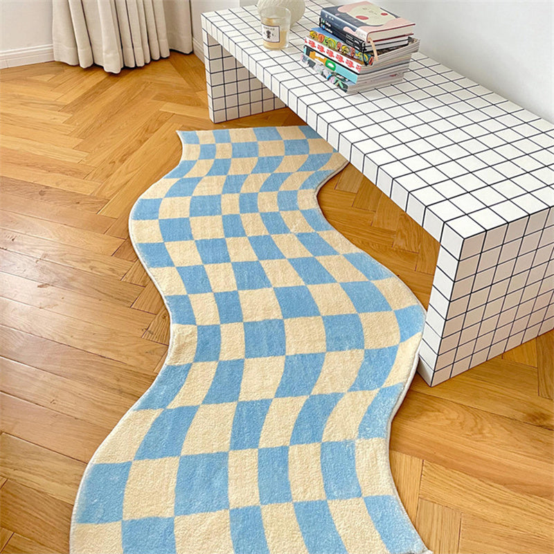 Modern And Stylish Irregular Checkerboard Rug My Store