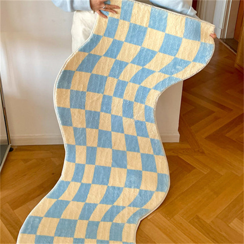 Modern And Stylish Irregular Checkerboard Rug My Store